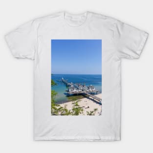 Pier, Sellin, Ruegen Island, Mecklenburg-West Pomerania, Germany, Europe T-Shirt